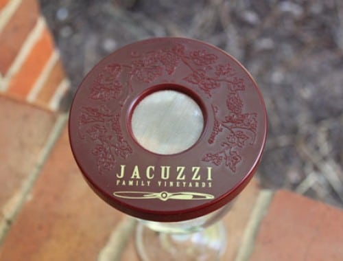 Jacuzzi Family Vineyard Wine Glass Cover